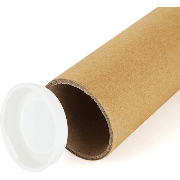 Tubos De Póster Para Envío De Cartón Para Documentos 35CM x12 Unid - Imagen 3