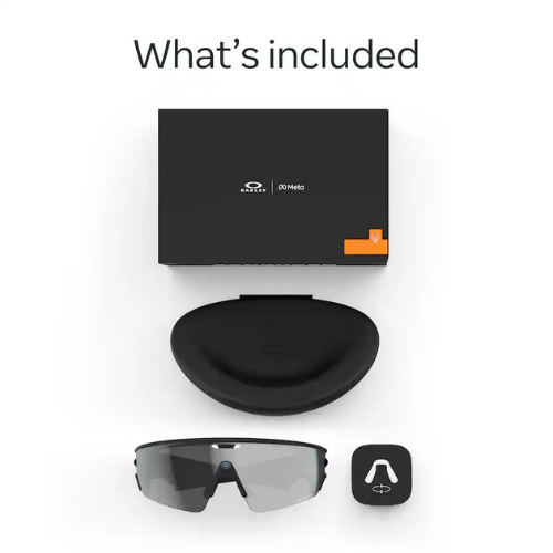 Gafas Oakley Meta Vanguard con IA Meta, compatibilidad con audio, foto y vídeo Lentes Prizm Negras - Imagen 3