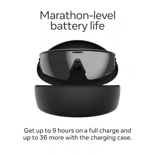 Gafas Oakley Meta Vanguard con IA Meta, compatibilidad con audio, foto y vídeo Lentes Prizm Negras - Imagen 4